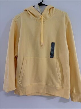 All in Motion Yellow Pullover Hoodie size medium NWT